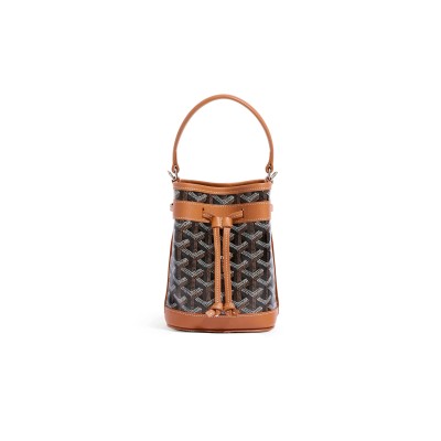 GOYARD PETIT FLOT MINI BUCKET BAG PEFLOTMINTY01CL03P (17.5*12*10cm)